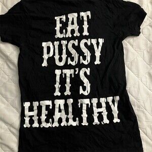 Rockstar Original Men's T-Shirt Size S Black Graphic Back Print Statement